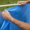 Liner para piscinas de acero ovaladas AZUL - 40/100 - 610 X 375 X 132 CM - Imagen 3