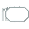 DECK PLATAFORMA DE MADERA + PISCINA SAFRAN2 - Imagen 3