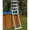Escaleras para piscinas elevadas ESCALERA DE SEGURIDAD 2X4 PELDAÑOS - MOLDEADA POR SOPLADO - Imagen 2