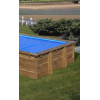 Cubiertas de piscinas cuadradas PARA PISCINA MADERA CITY: 195 X 195 CM
