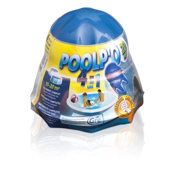 Tratamiento para piscinas desmontables POOLP'O 10 - 20M³ DE 500G - Imagen 2